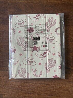 iPad Pro 11 Case Cowboy Western Cactus Print Smart Cover New